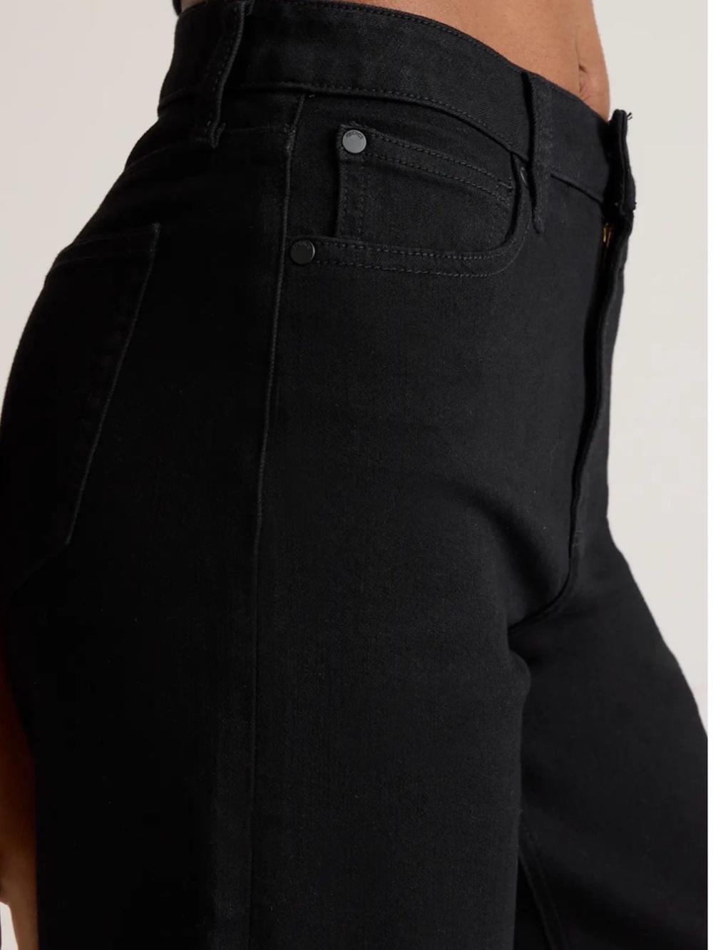 Quince Bella Stretch Wide Leg Jeans - Picture 3 of 7